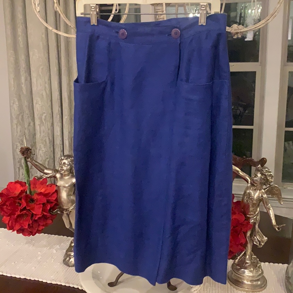 Christian Dior linen skirt